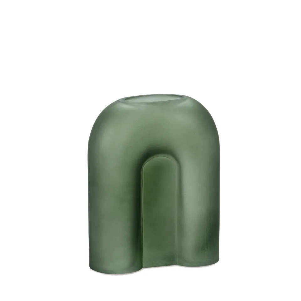 andrea-house-deko-vase-gr-n-glas-20-cm image 1