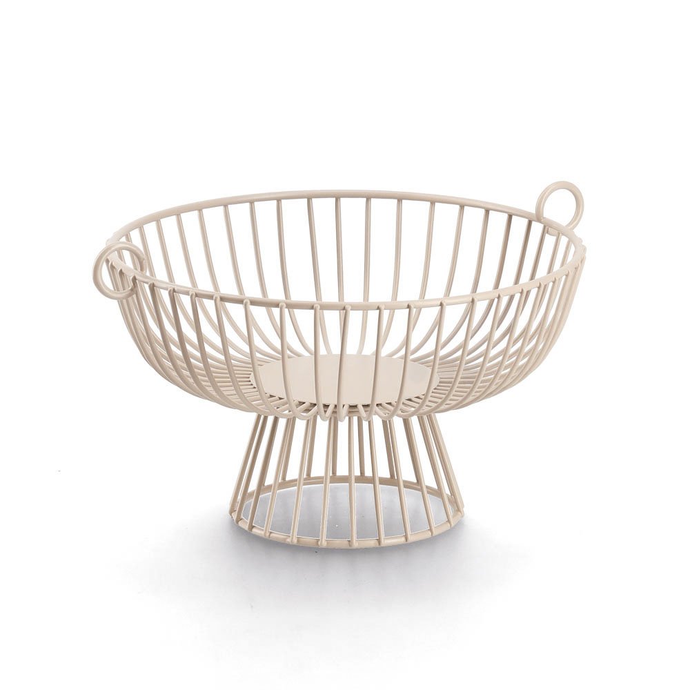 zeller-present-k-che-obstkorb-metall-beige-35-cm image 1