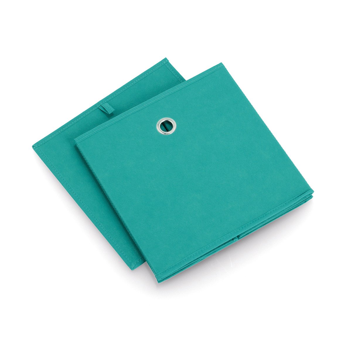 zeller-present-aufbewahrungsbox-vlies-petrol-faltbar image 2