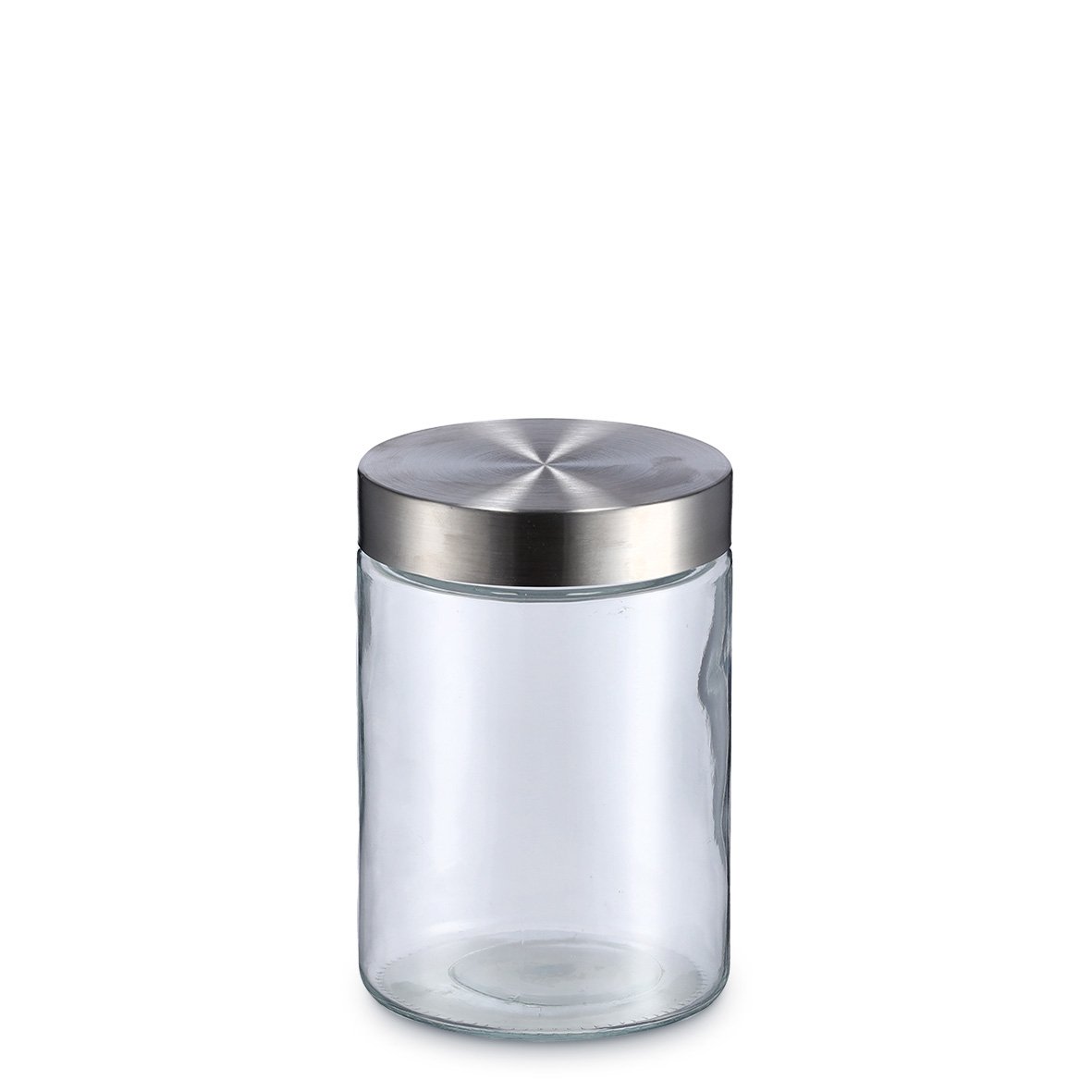 zeller-present-k-che-vorratsglas-edelstahldeckel-1100-ml image 1