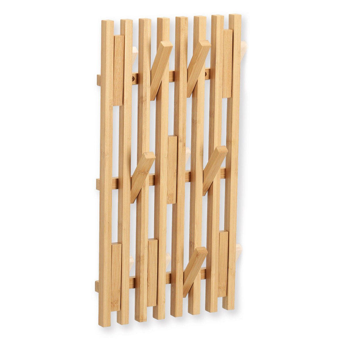 zeller-present-home-living-wandgarderobe-bambus-11-haken image 3