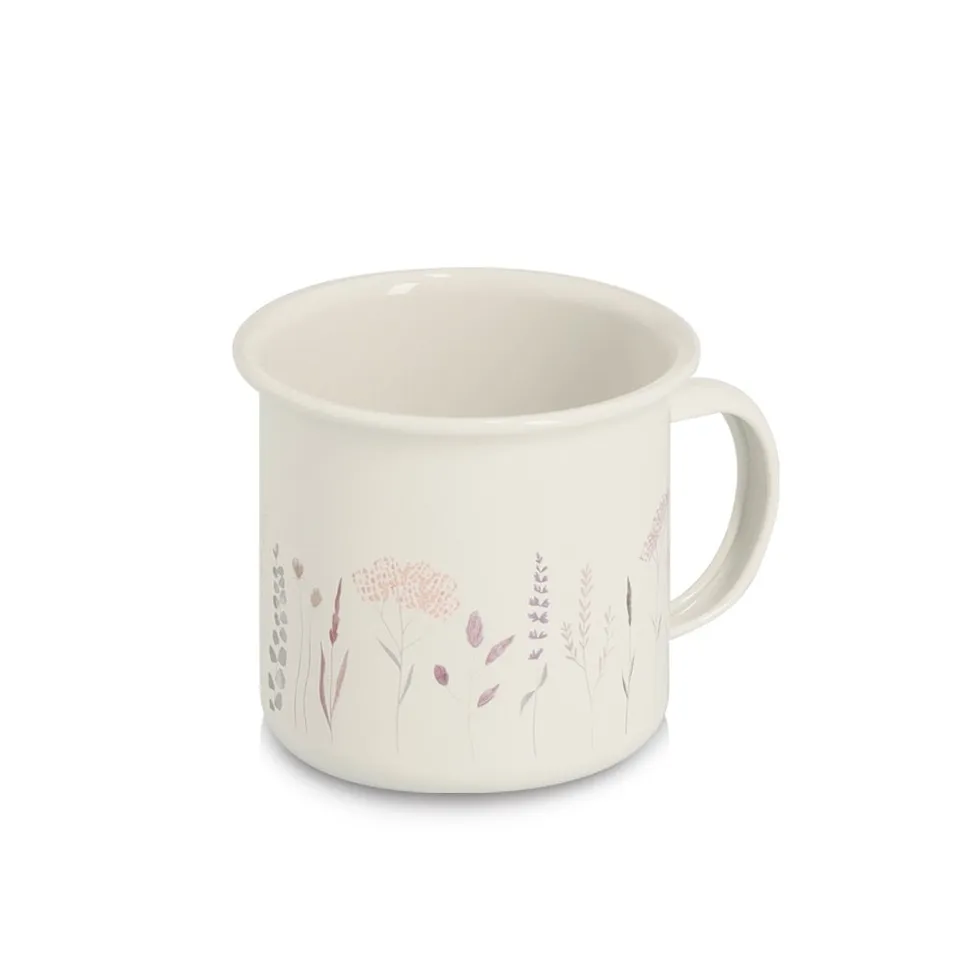zeller-present-k-che-tasse-flowers-320-ml-metall-mit-blumenprint image 1