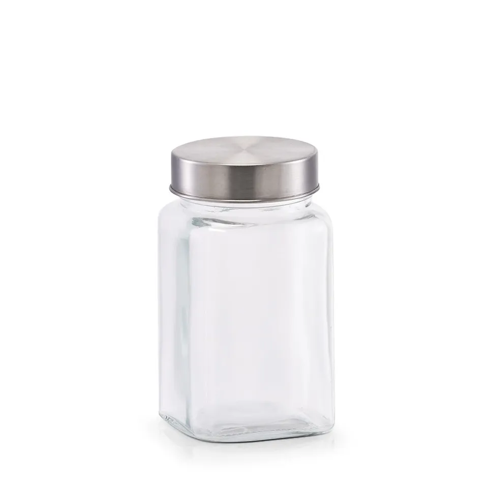 zeller-present-k-che-vorratsglas-420-ml-mit-edelstahldeckel image 1