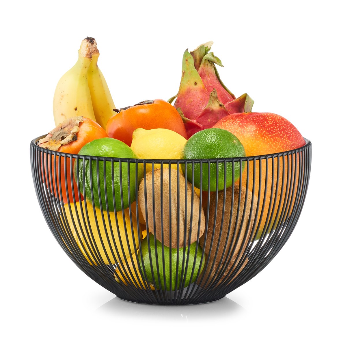 zeller-present-k-che-obstkorb-metall-schwarz-modern image 2