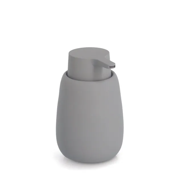 zeller-present-seifenspender-keramik-grau-lotionspender image 1