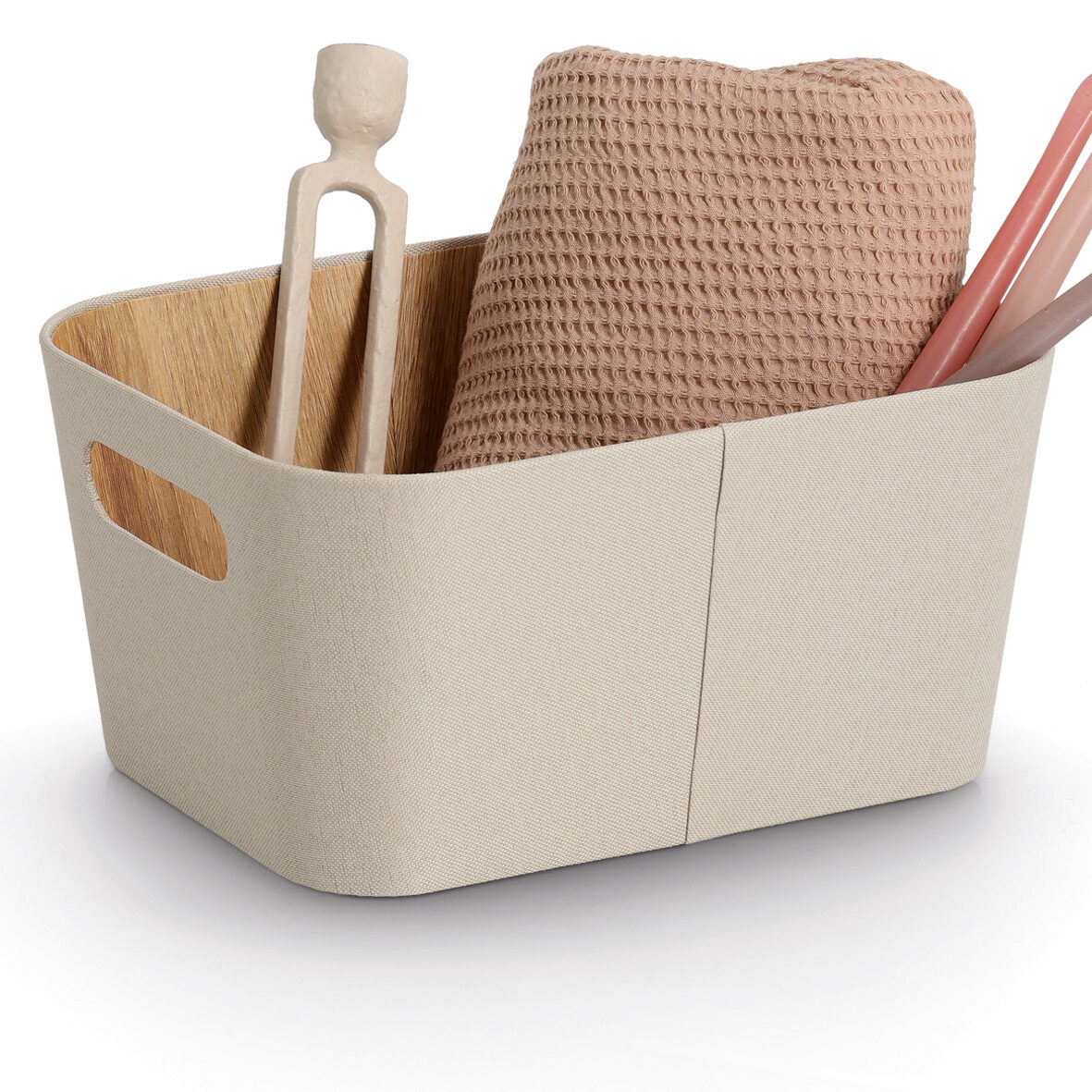 zeller-present-home-living-aufbewahrungsbox-beige-pappe image 3
