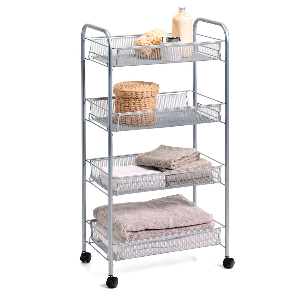 zeller-present-home-living-rollwagen-4-lagig-mesh image 2