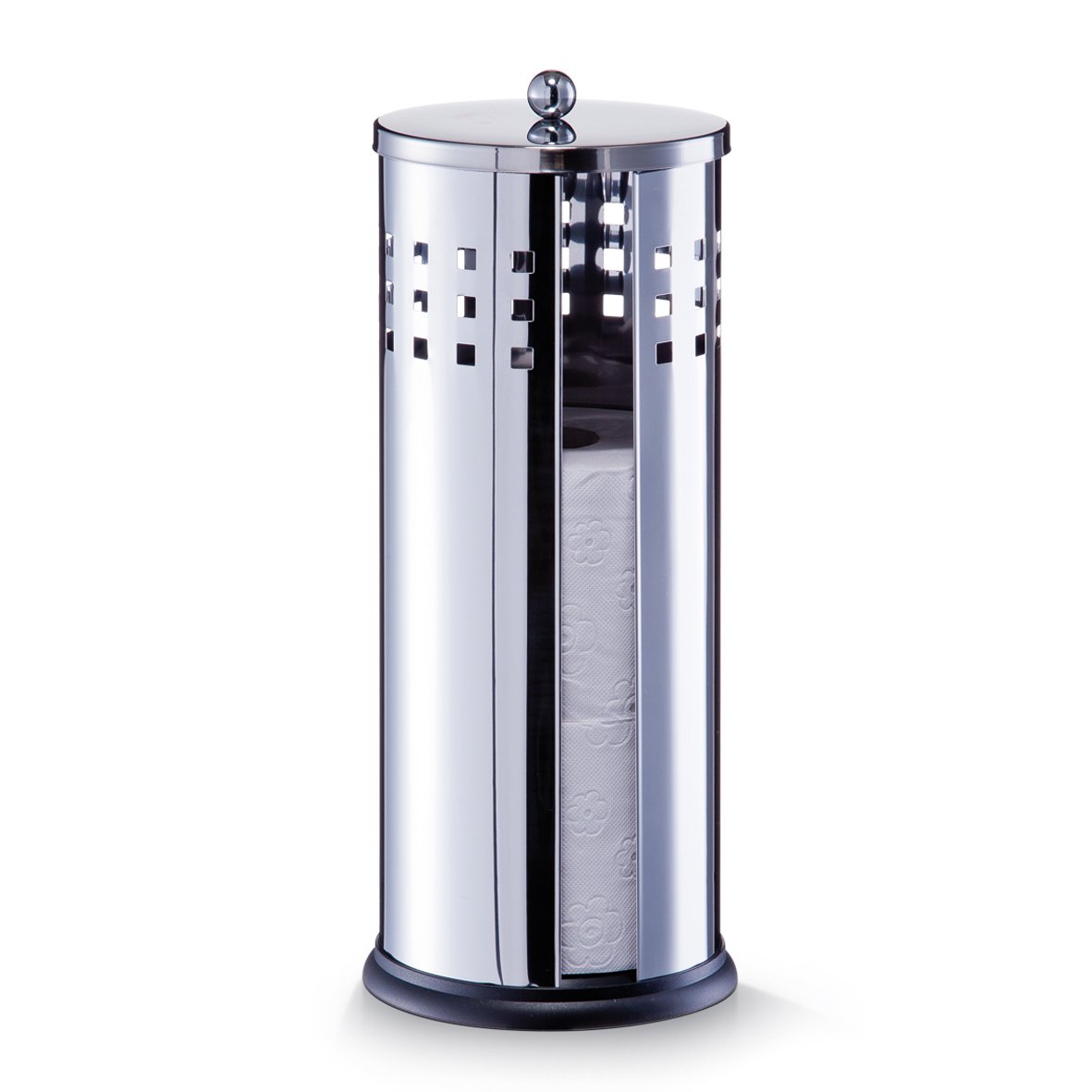 zeller-bad-wc-rollenhalter-edelstahl-f-r-3-rollen-mit-deckel image 1