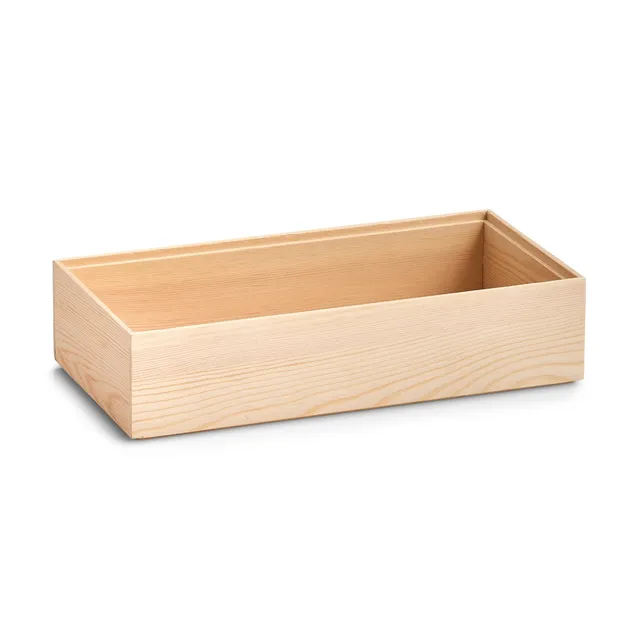 zeller-present-ordnungsbox-kiefer-holz-stapelbar image 1