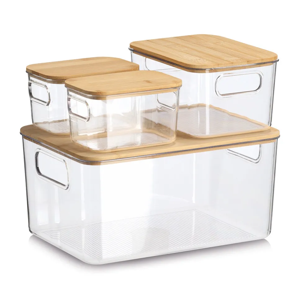zeller-present-home-living-vorratsdosen-4-tlg-bambusdeckel image 1