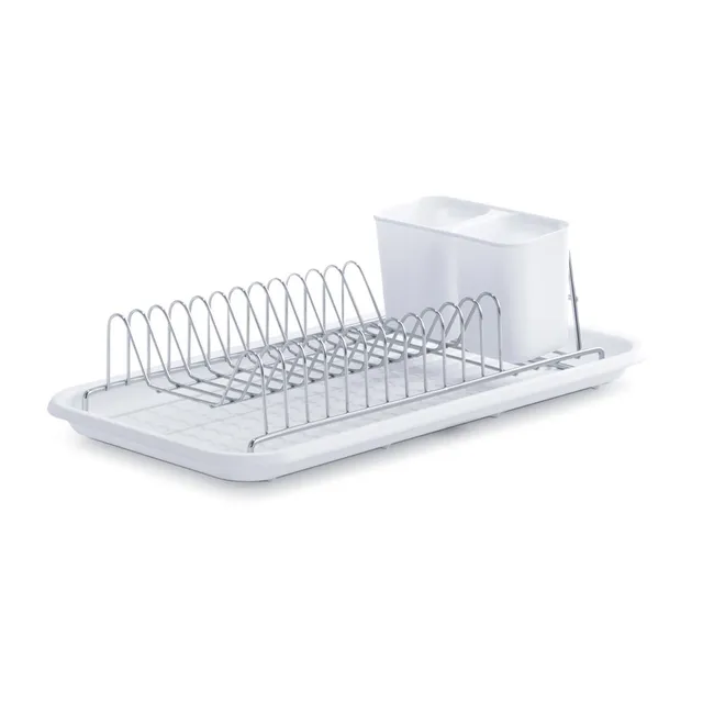 zeller-k-che-geschirrabtropfst-nder-wei-metall-kunststoff image 1