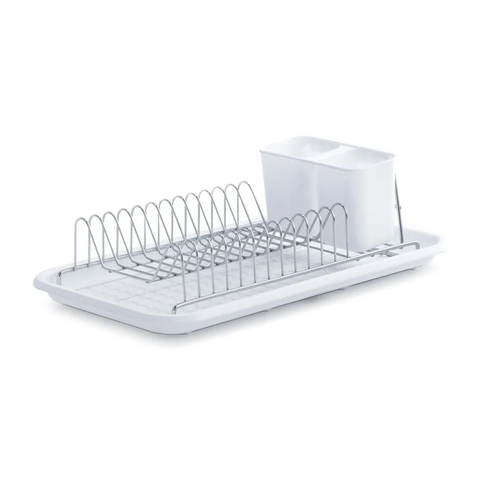 zeller-k-che-geschirrabtropfst-nder-wei-metall-kunststoff image 1