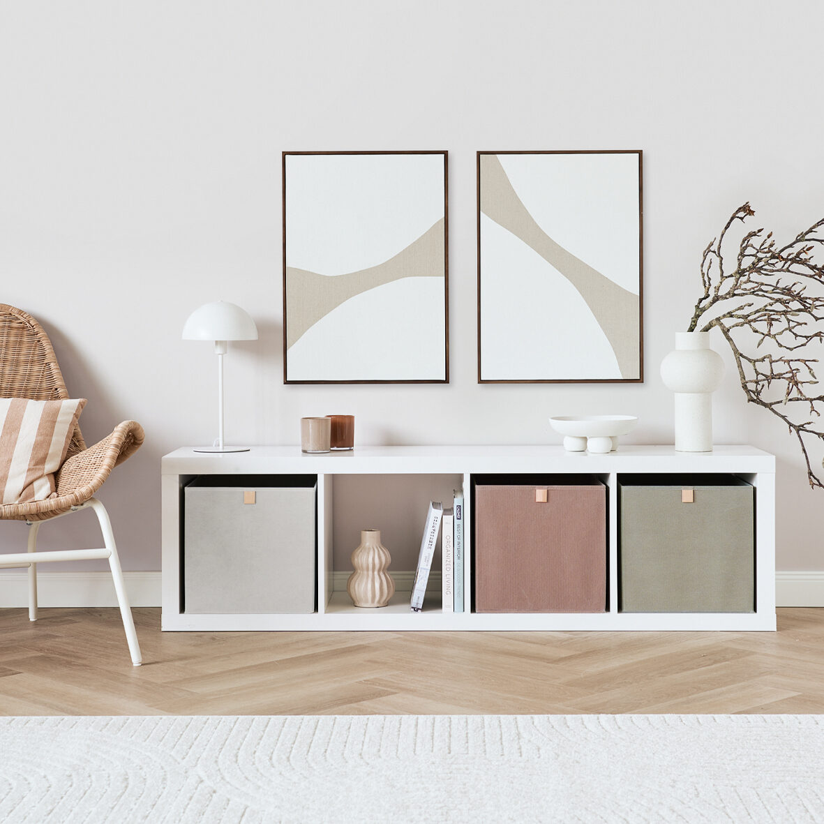 zeller-present-home-aufbewahrungsbox-vlies-mocca image 6