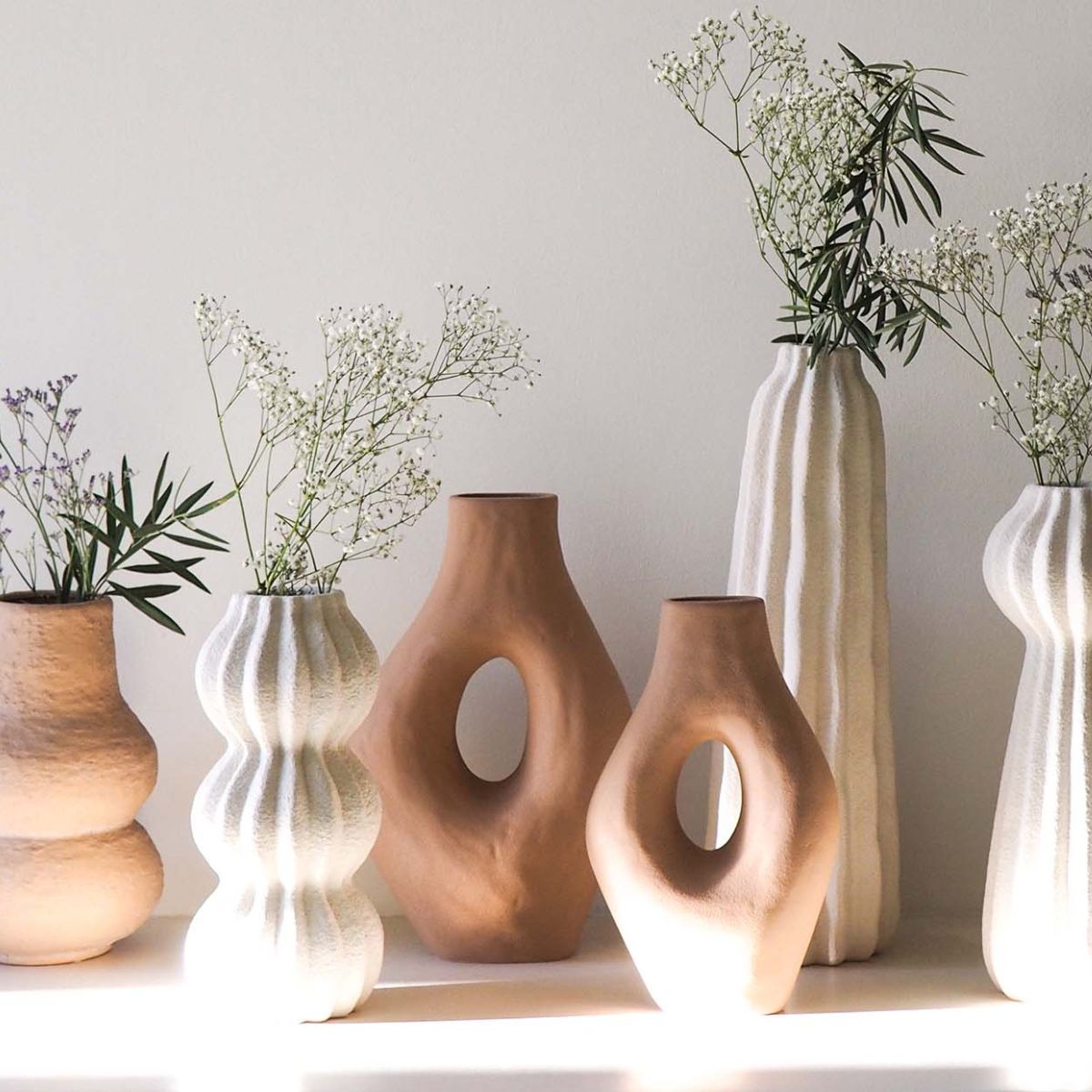 andrea-house-duala-vase-keramik-terrakotta-gro image 4