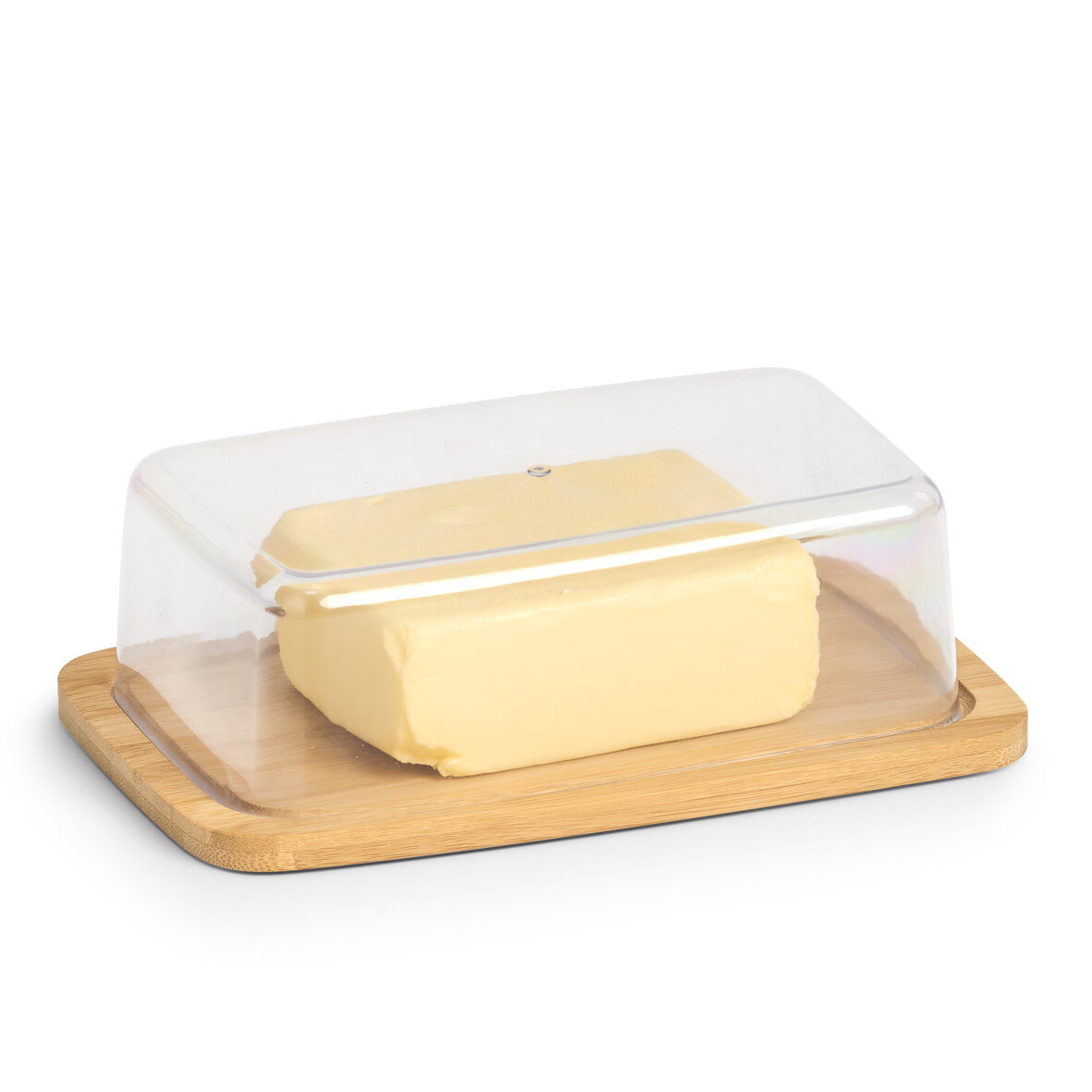 zeller-present-butterglocke-bambus-kunststoff image 2