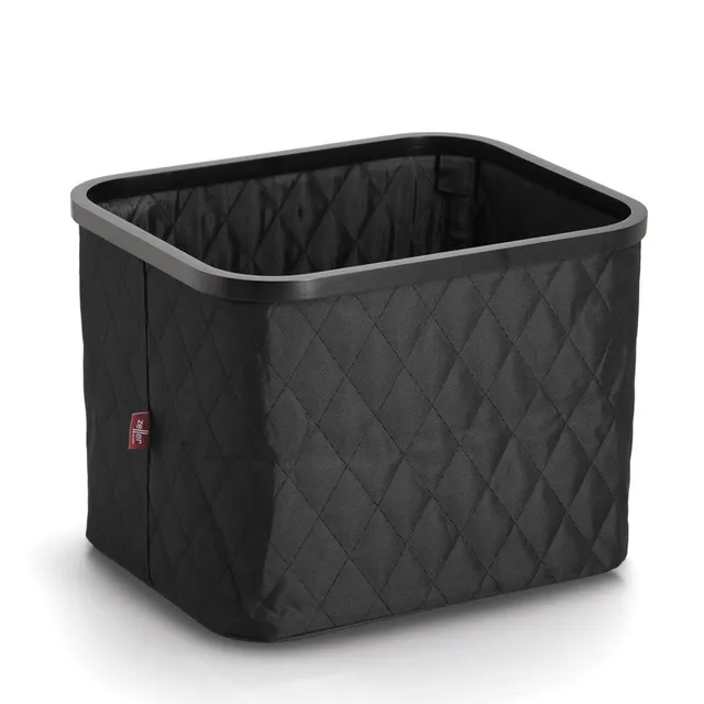 zeller-present-home-aufbewahrungskorb-schwarz-faltbar-bambus image 1