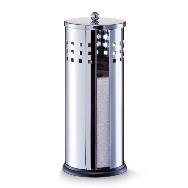 zeller-bad-wc-rollenhalter-edelstahl-f-r-3-rollen-mit-deckel image 1