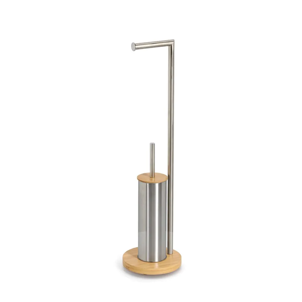 zeller-present-bad-wc-garnitur-edelstahl-bambus image 1