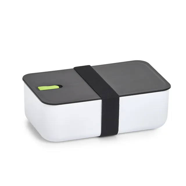 zeller-k-che-lunch-box-kunststoff-wei-schwarz-gr-n image 1