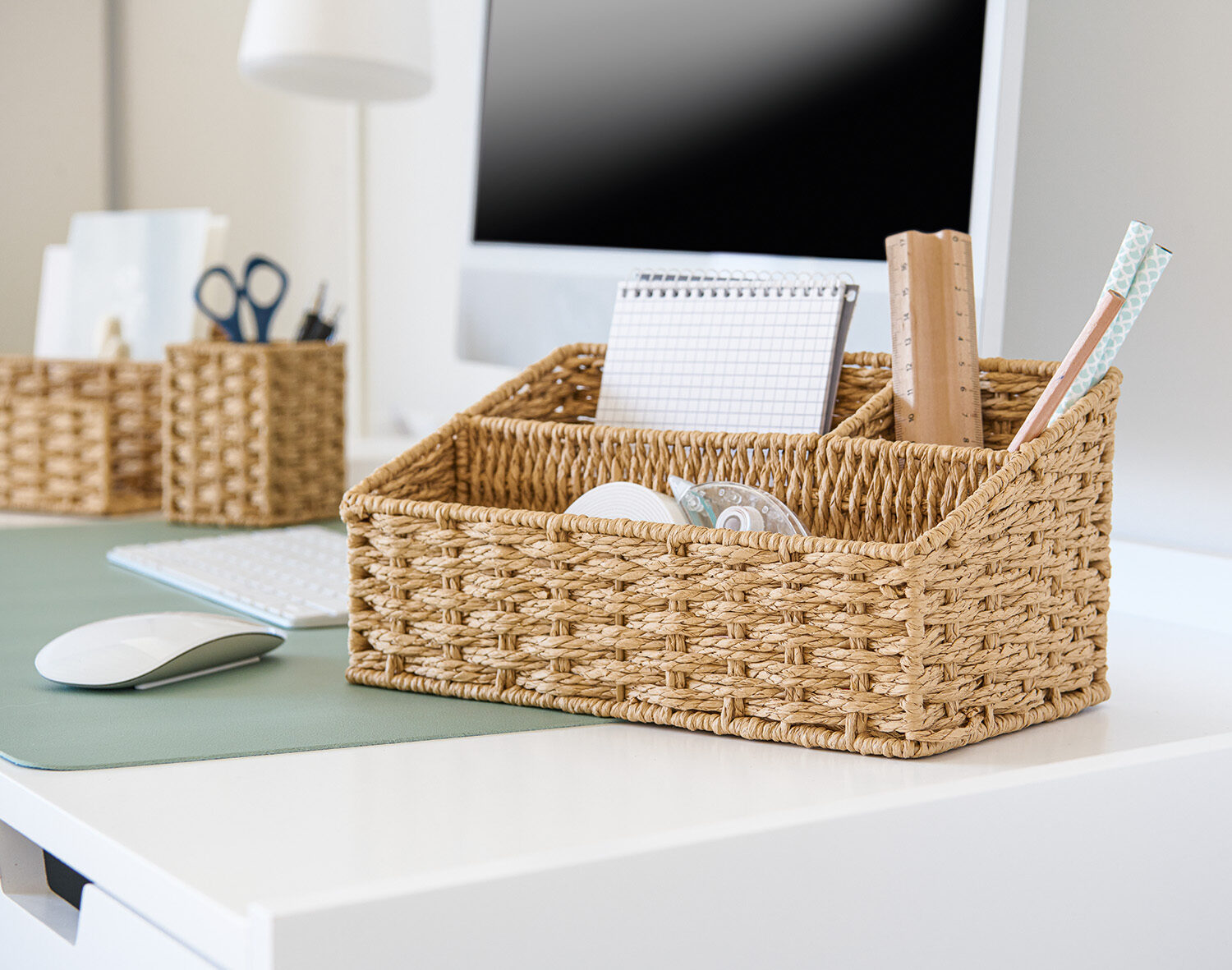 zeller-present-utensilien-organizer-papiergeflecht-25-5-cm image 5
