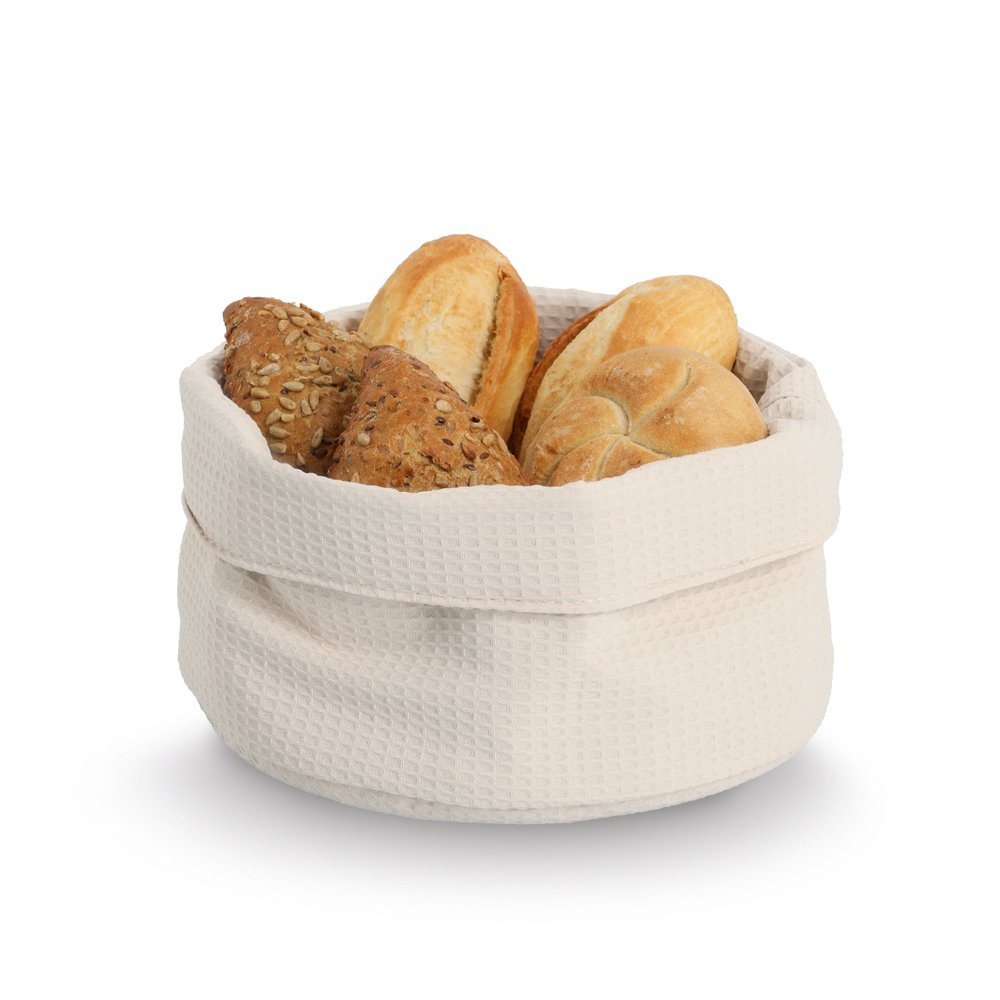 zeller-present-aufbewahrungskorb-waffelpiqu-polyester-creme image 3