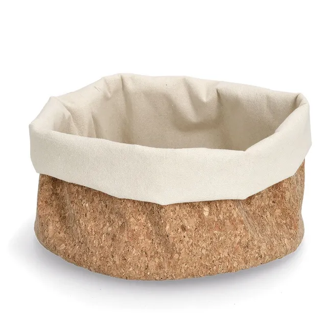 zeller-present-home-living-aufbewahrungskorb-kork-baumwolle image 1