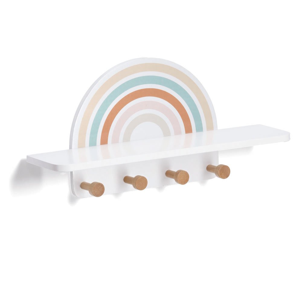 zeller-present-kids-wandgarderobe-rainbow-mdf-kiefer image 1