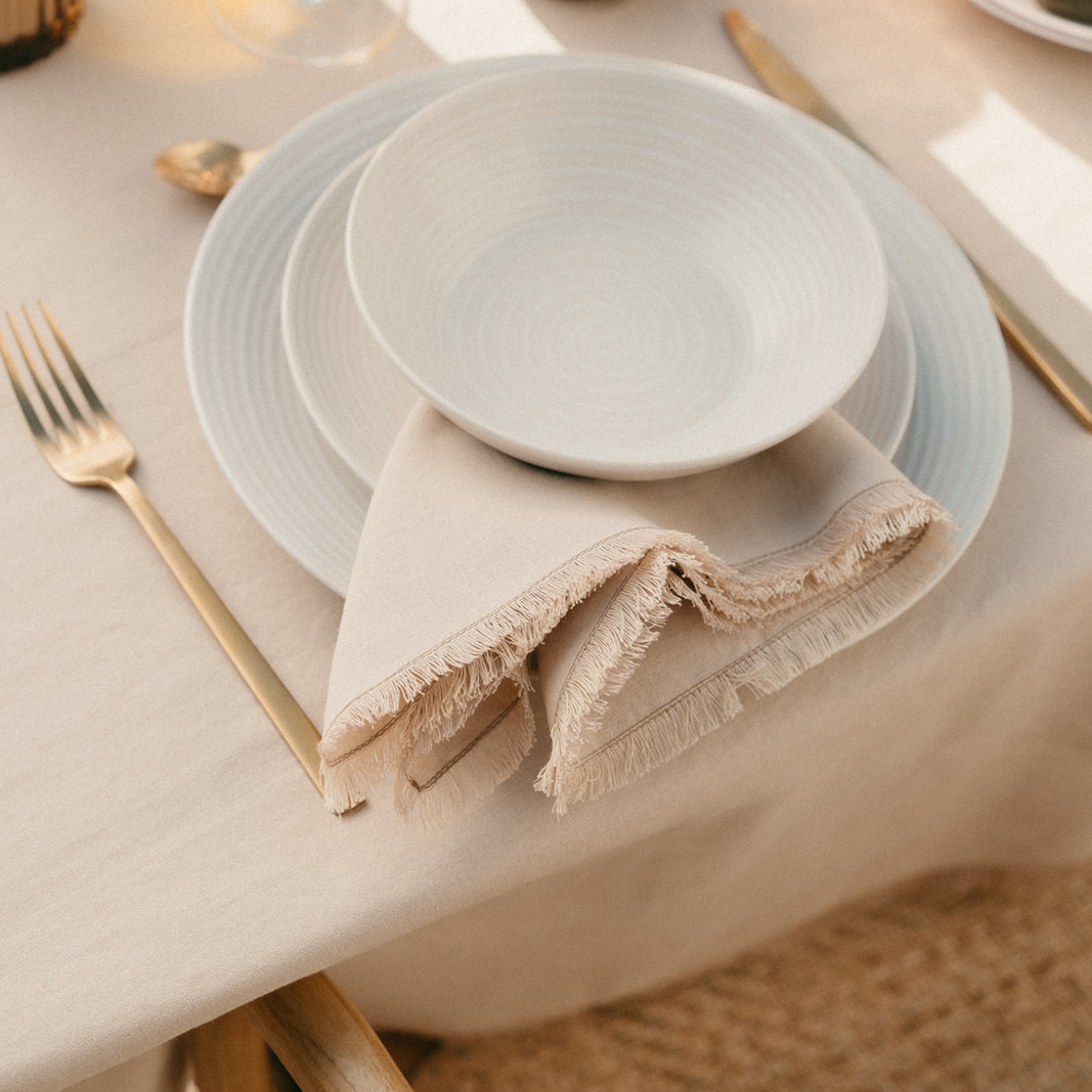 andrea-house-stoffservietten-leinen-beige-2er-mit-fransen image 3