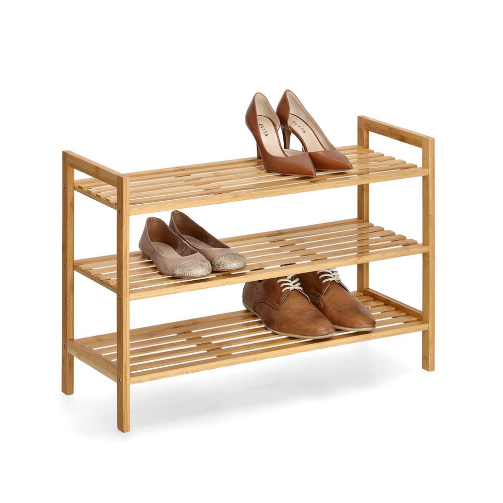zeller-present-home-living-schuhregal-bambus-3-ablagen-9-paar image 2