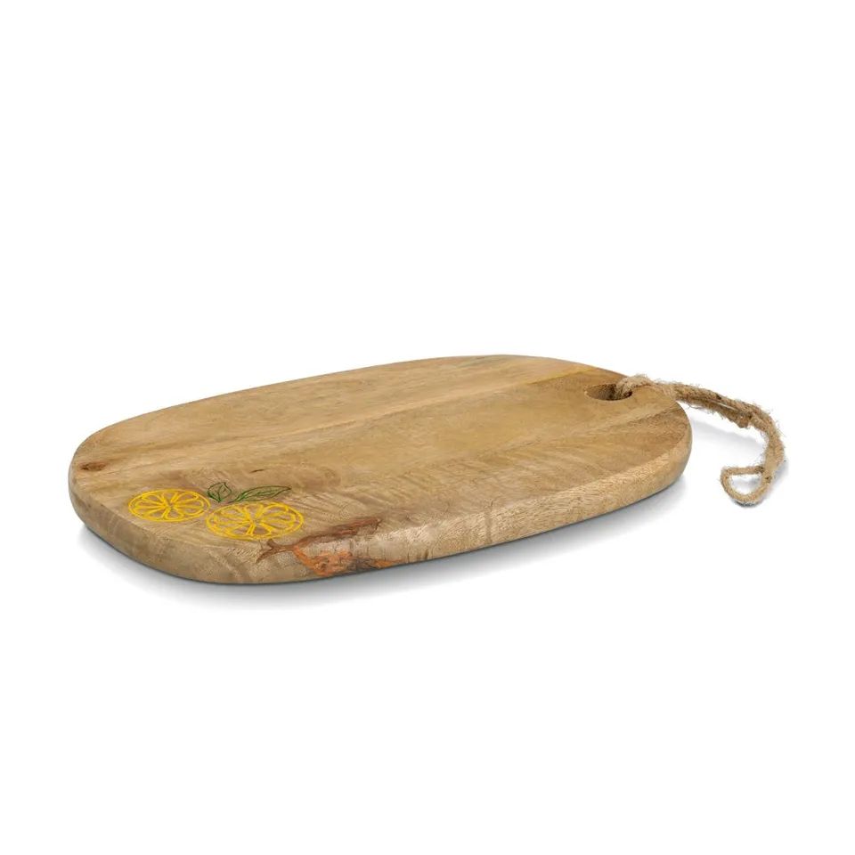 zeller-present-k-che-lemon-schneidebrett-mangoholz-zitronenmotiv image 1