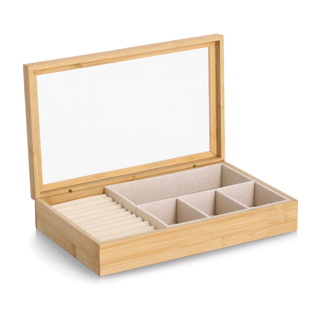 zeller-present-bad-schmuckk-stchen-bambus-mdf-glas-modern image 3