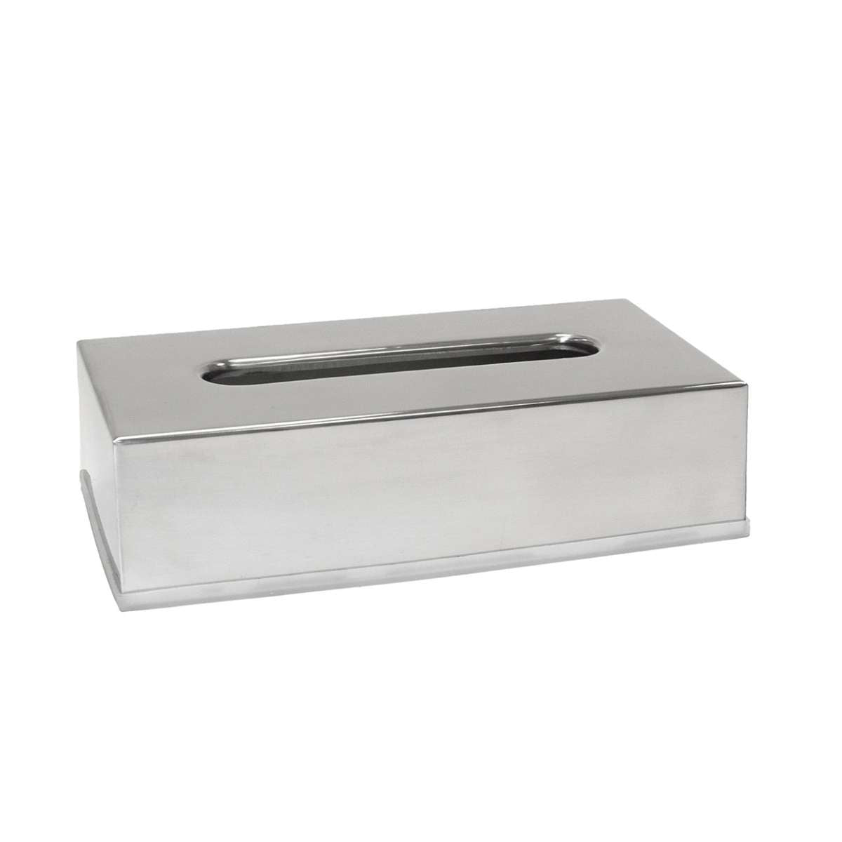 andrea-house-taschentuchbox-edelstahl-silber-rechteckig image 1