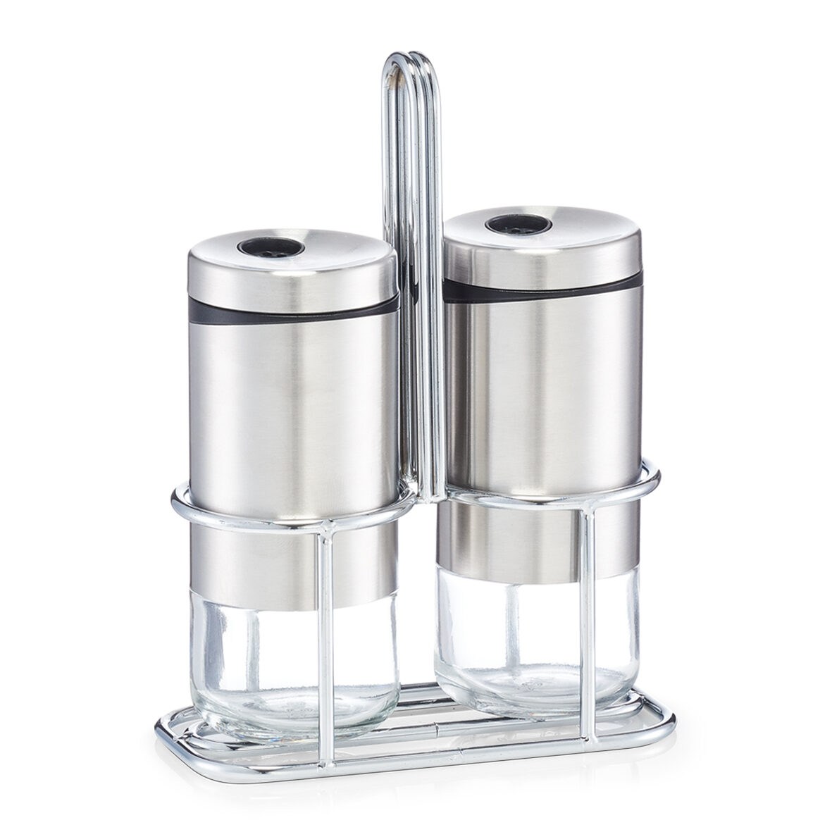 zeller-present-k-che-salz-pfefferstreuer-set-3-tlg-glas image 3