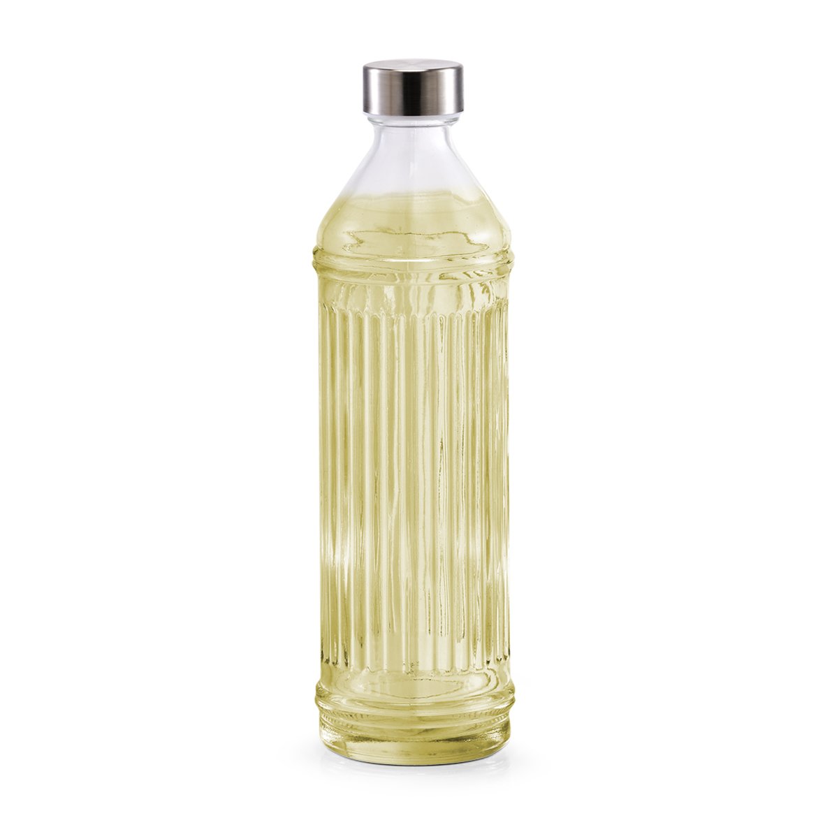 zeller-present-k-che-glasflasche-970-ml-mit-edelstahldeckel image 2