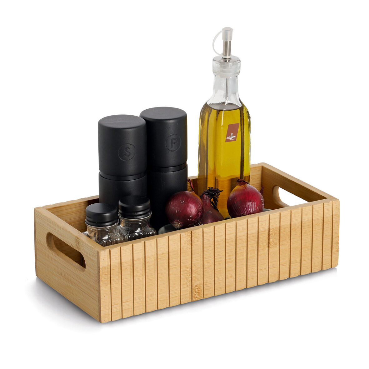 zeller-present-home-living-aufbewahrungsbox-bambus-griffl-cher image 2