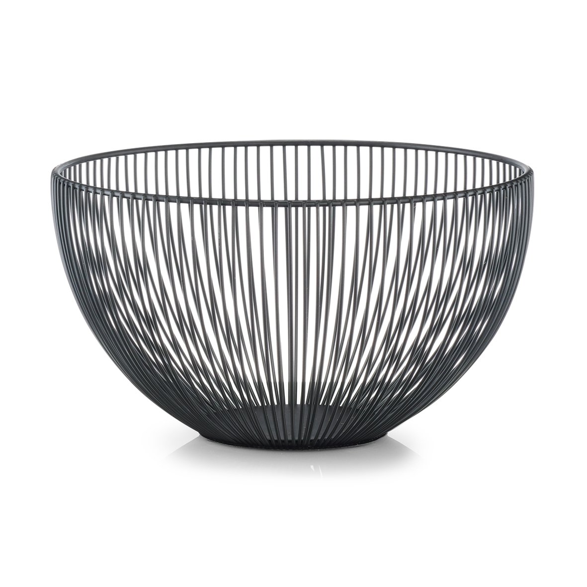 zeller-present-k-che-obstkorb-metall-schwarz-modern image 1