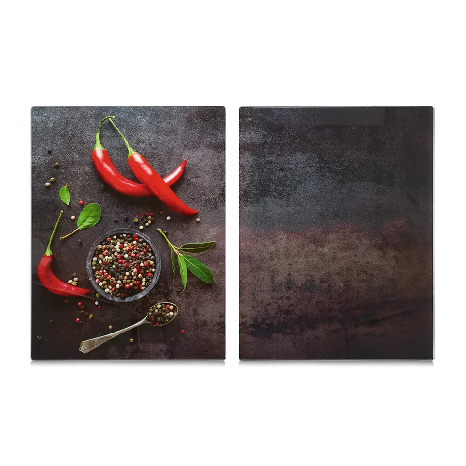 zeller-present-k-che-herdabdeckplatten-chili-xl-2er-set-glas image 1