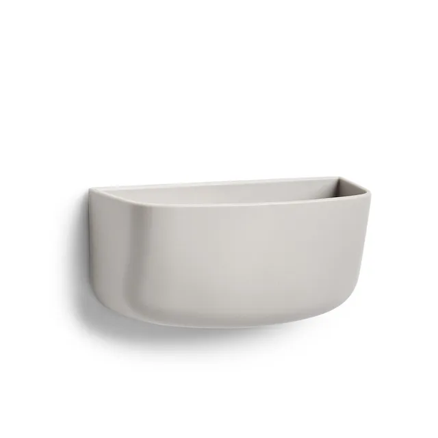 zeller-present-home-utensilienhalter-kunststoff-grau-2-f-cher image 1
