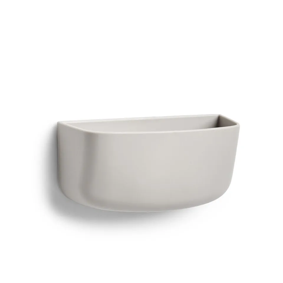 zeller-present-home-utensilienhalter-kunststoff-grau-2-f-cher image 1