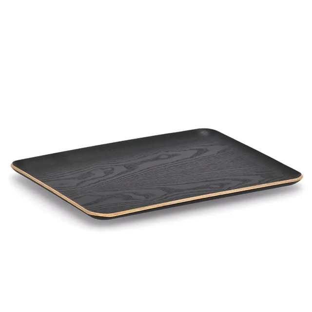 zeller-present-table-serviertablett-holz-schwarz-wenge image 1
