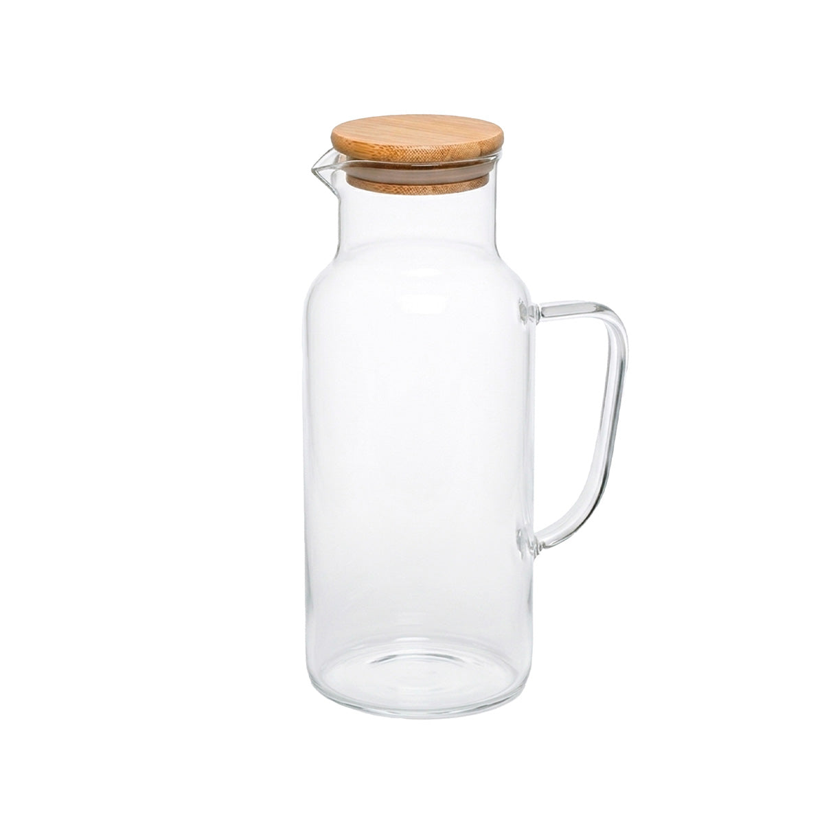 andrea-house-wasserkaraffe-bambus-glaskaraffe-wasserkanne-natur image 2
