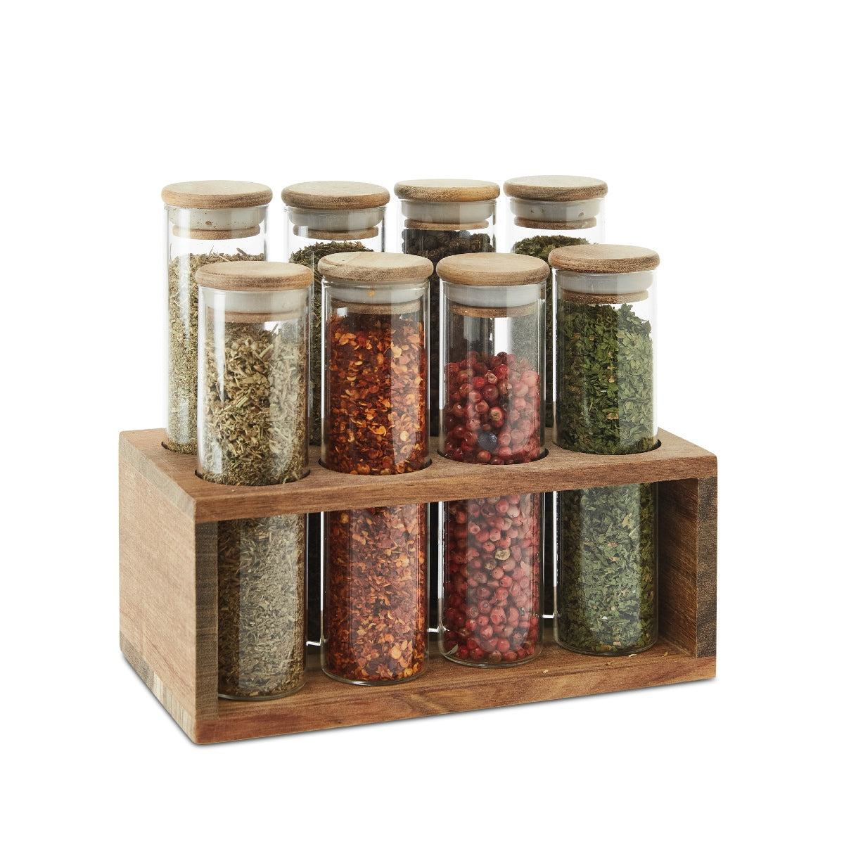andrea-house-gew-rzregal-glas-akazienholz-gew-rzst-nder-natur image 1