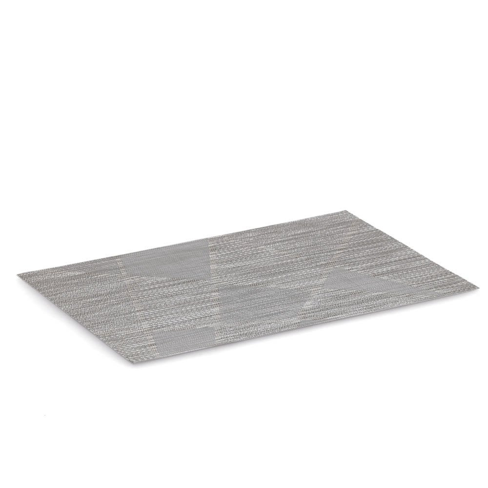 zeller-table-platzset-kunststoff-grau-gemustert image 2