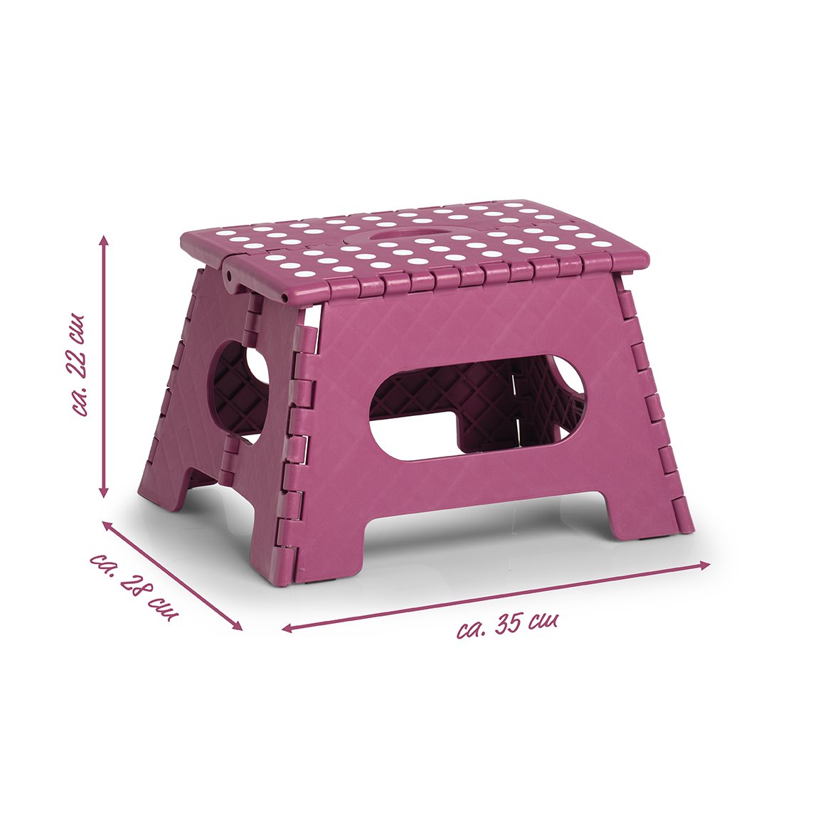 zeller-present-home-klapphocker-kunststoff-beere-150-kg image 6