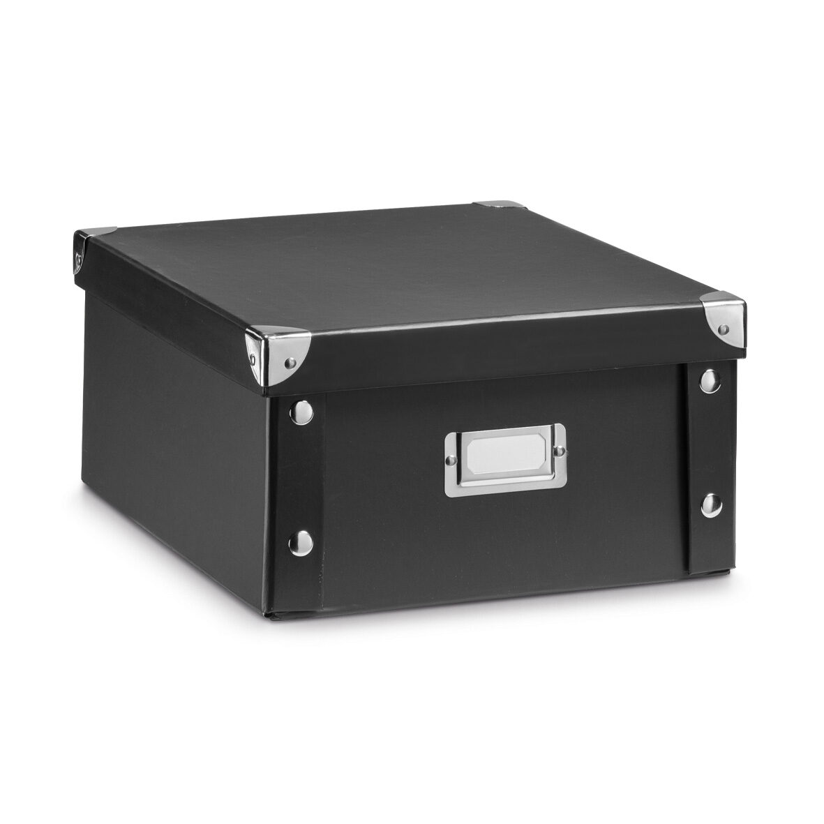 zeller-present-home-living-aufbewahrungsbox-pappe-schwarz-2 image 1