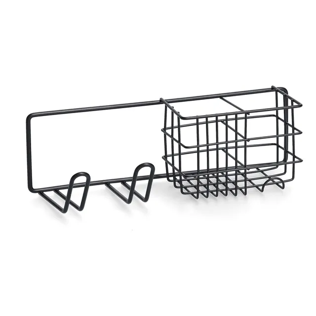 zeller-present-home-living-regal-metall-schwarz-27-cm image 1