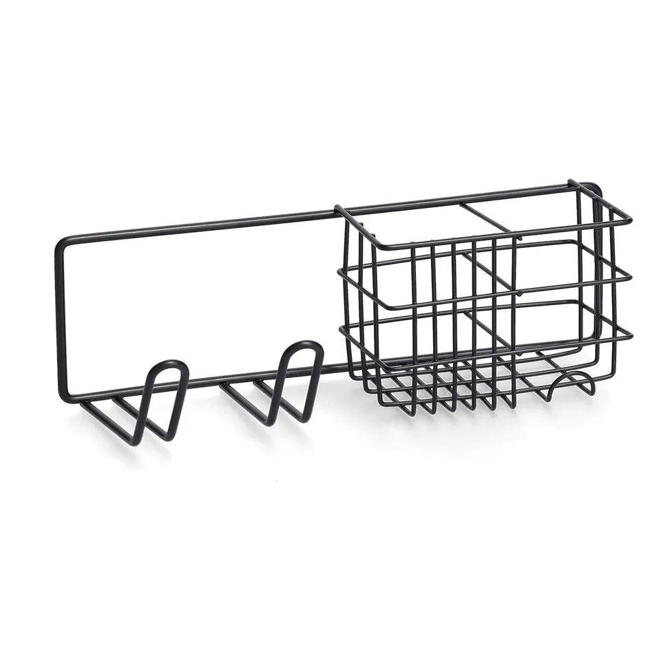 zeller-present-home-living-regal-metall-schwarz-27-cm image 1
