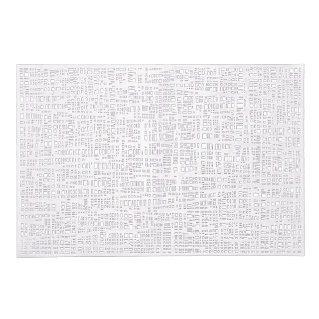 zeller-present-platzset-scribble-kunststoff-wei-cut-out-muster image 1