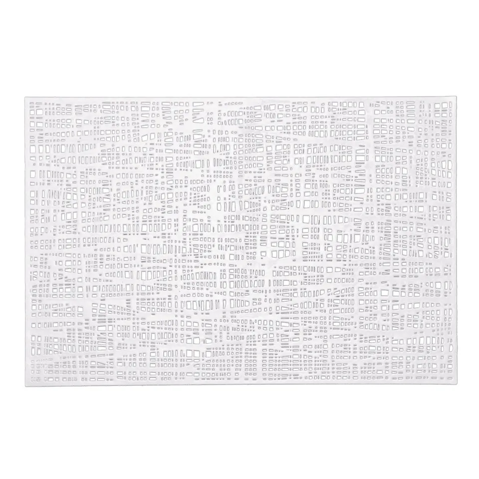 zeller-present-platzset-scribble-kunststoff-wei-cut-out-muster image 1