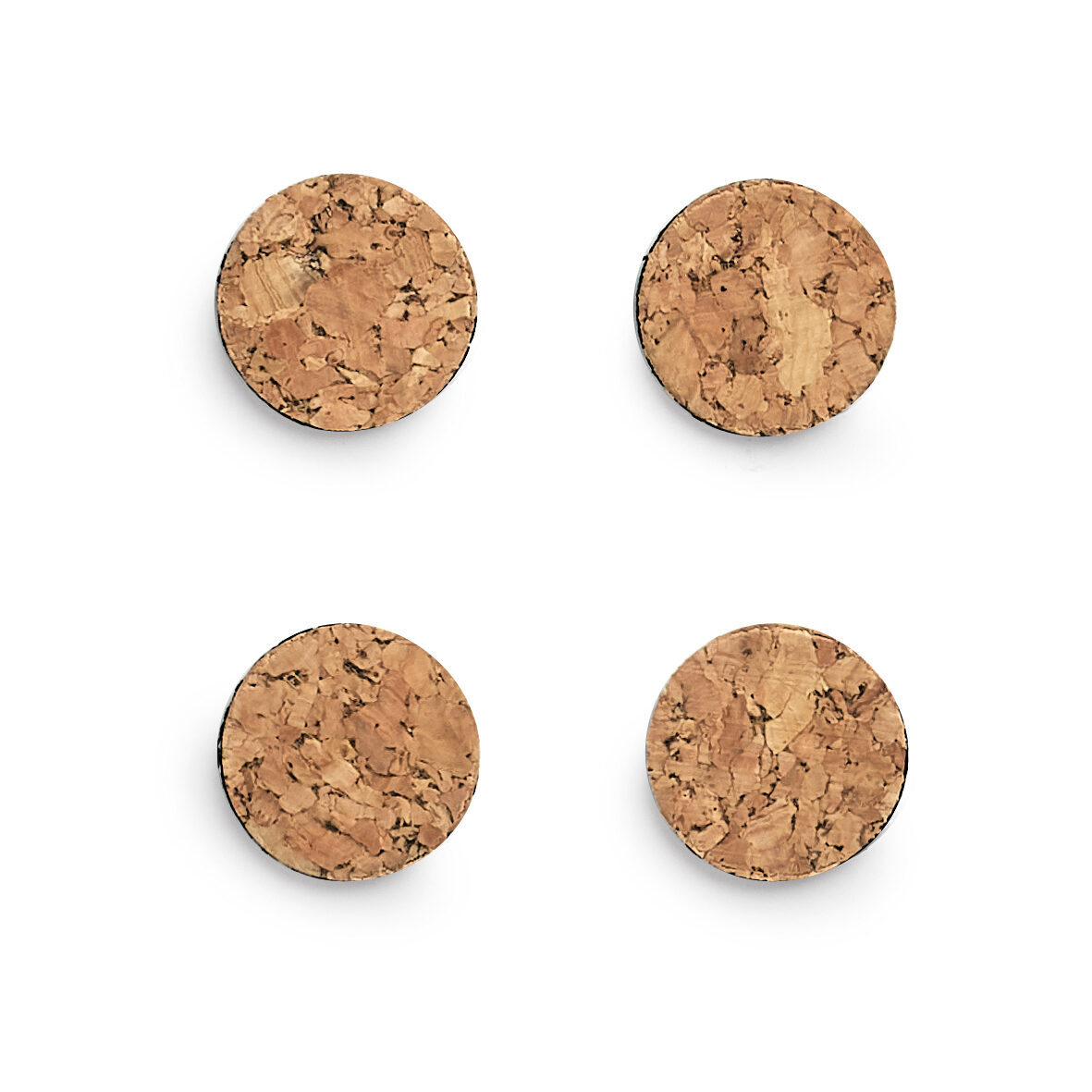 zeller-present-office-magnet-set-kork-4-teilig-rund image 1